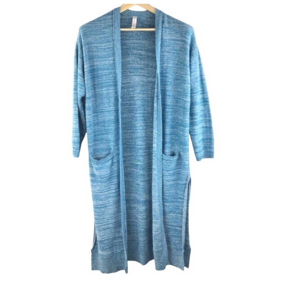 Anthropologie x Daily Practice Knit Duster Cardigan Size S  Blue NWT
